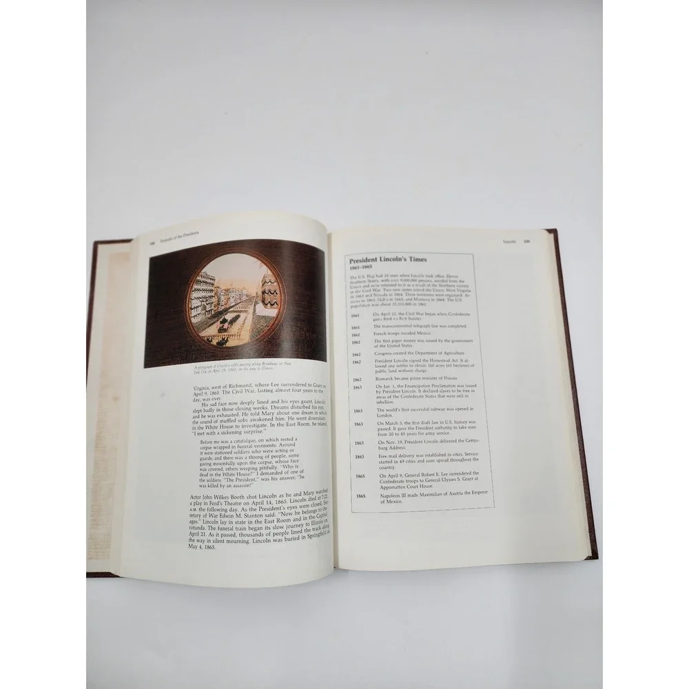 World Book of Americas Presidents Portraits of the Presidents 1982 Hardcover